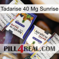 Tadarise 40 Mg Sunrise 12